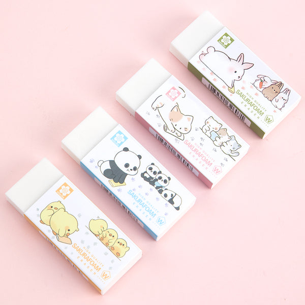 Sakura Foam Eraser - Animal Series