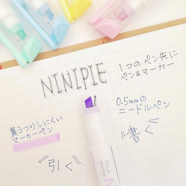 Sun-Star Ninipie Marker Pen & Highlighter