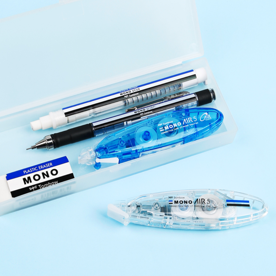 MONO Air Pen-Type Correction Tape, Refillable, Clear Applicator
