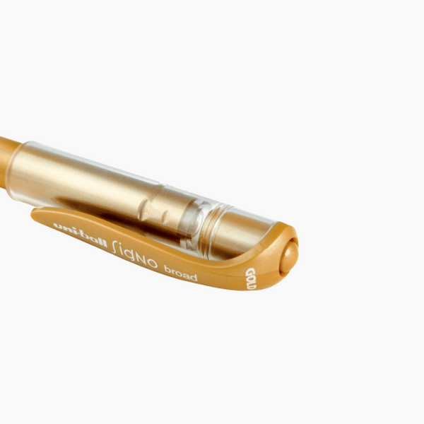 Uni-ball Signo Broad Gel Pen - Gold Ink