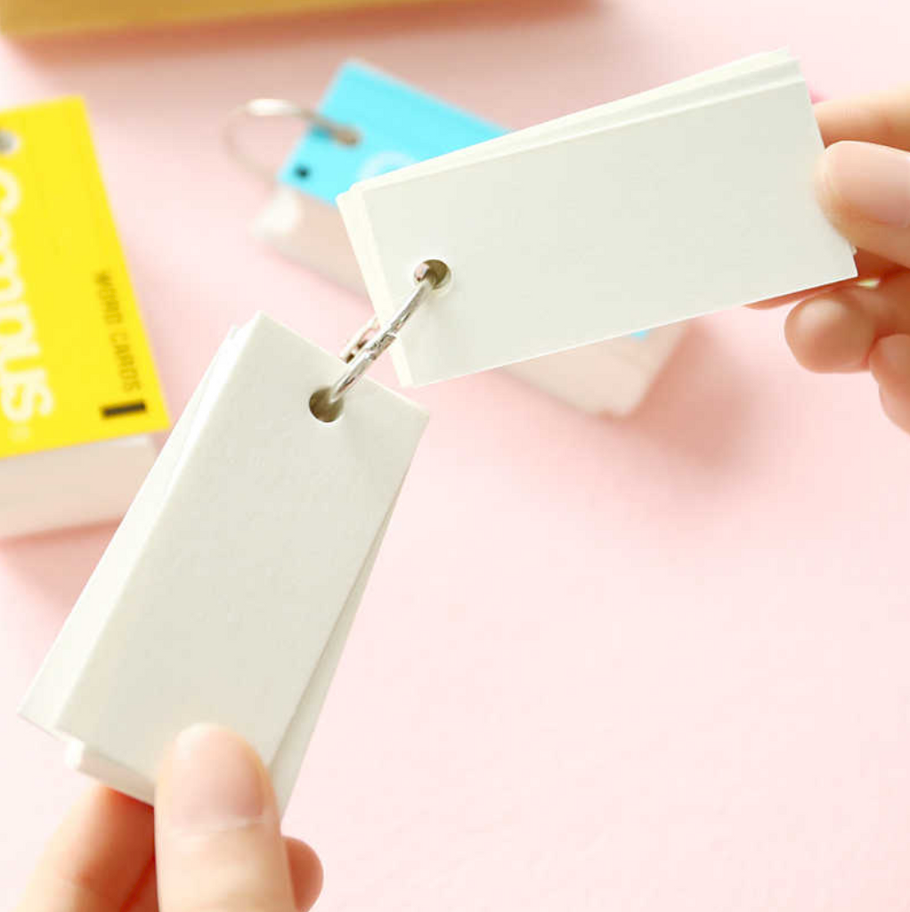 Campus Key Ring Word Cards | Kawaii Pen Shop