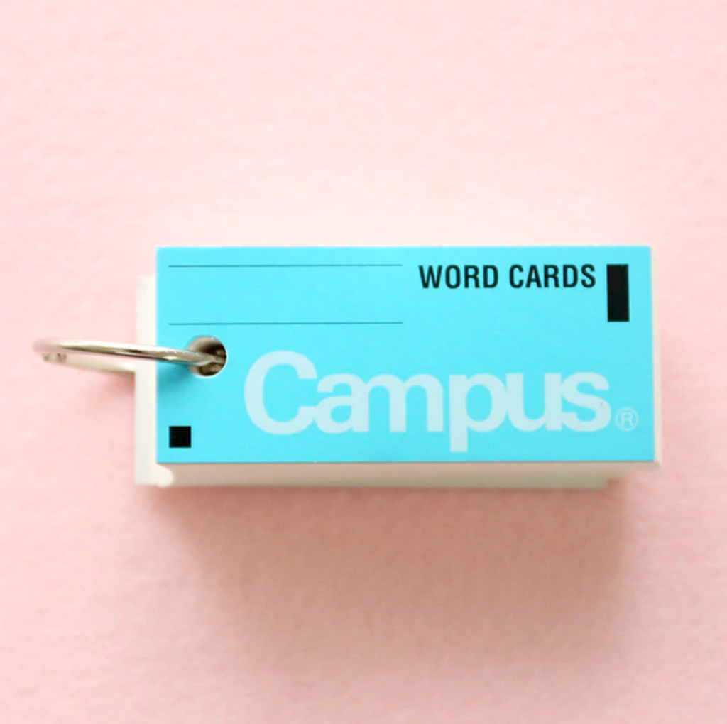 Campus Key Ring Word Cards - Kawaii Pen Shop - Cutsy World