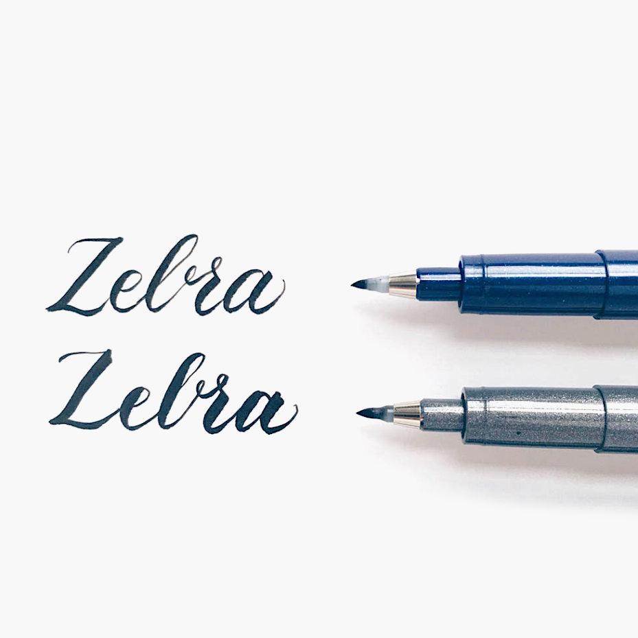 Afståelse håndflade diameter Zebra Disposable Brush Pen - Extra Fine Tip | Kawaii Pen Shop