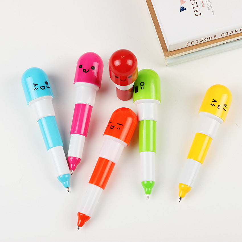 Cute Kawaii Capsule Creative Ballpoint Pens Ballpen For School