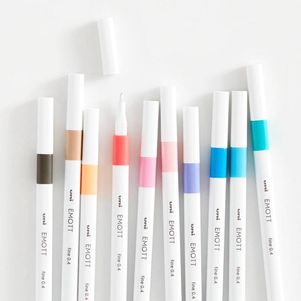 UNI EMOTT Colored Pens - Water Resistant Ink - Pre-Order Now! – CHL-STORE