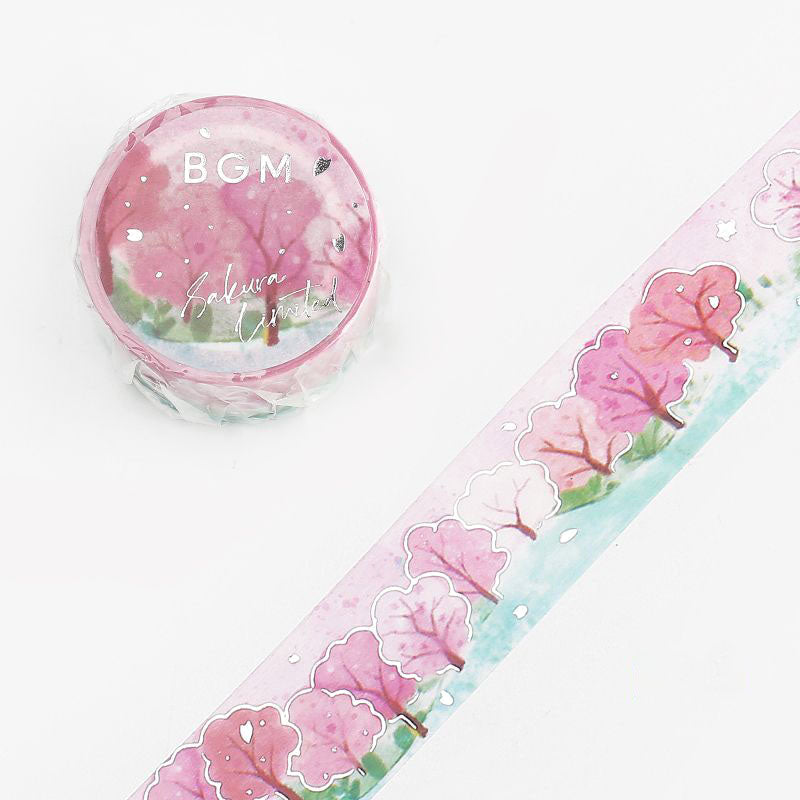 BGM Hanami Masking Tape - Riverside Sakura - Limited Spring Edition