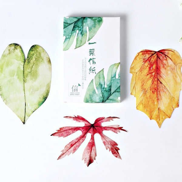 'Written on a Leaf' Greeting Cards