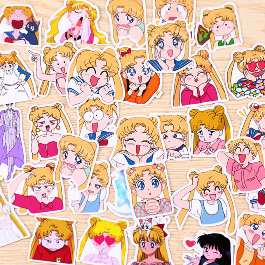 Sailor Moon Stickers - Excited Usagi | Kawaii Pen Shop Sailor Moon Stickers - Excited Usagi | Kawaii Pen Shop