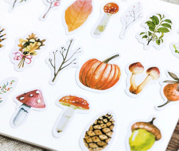 Autumn is Here Paper Stickers