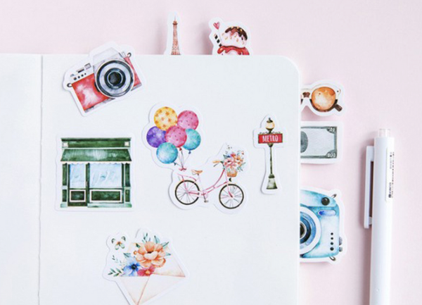 Travel Journal Decorative Paper Stickers