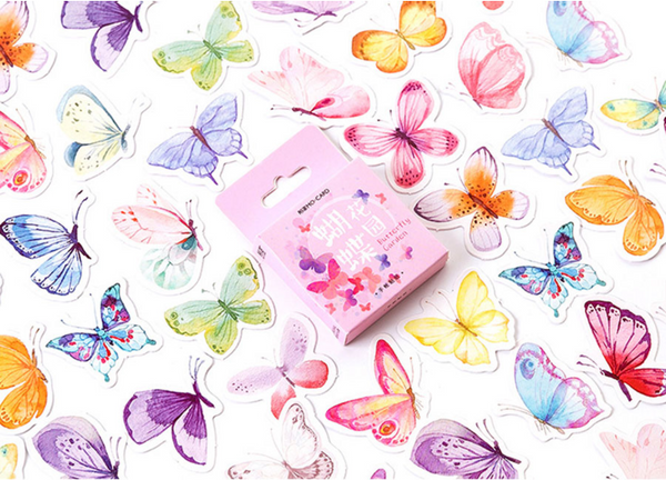 Butterfly Garden Paper Stickers