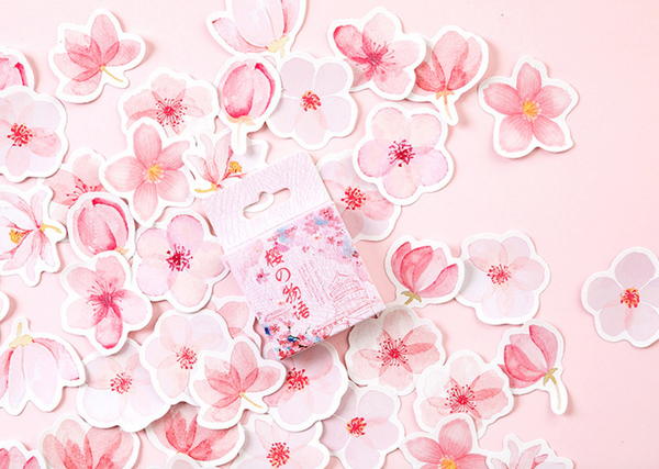 Cherry Blossom Paper Stickers