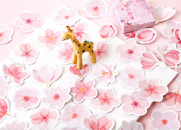 Cherry Blossom Paper Stickers