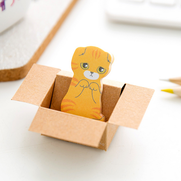 Kitty In A Box Sticky Notes