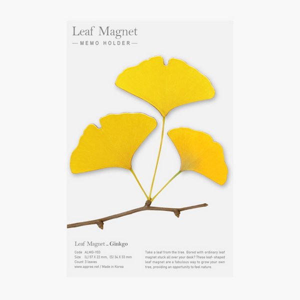 Appree Leaf Magnet Set - Ginkgo