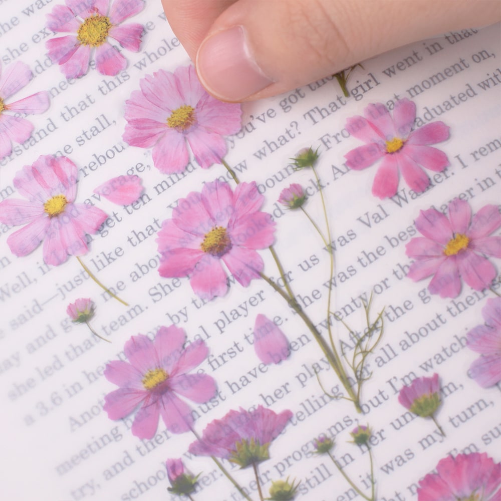 Appree Pressed Flower Stickers - Bigleaf Hydrangea