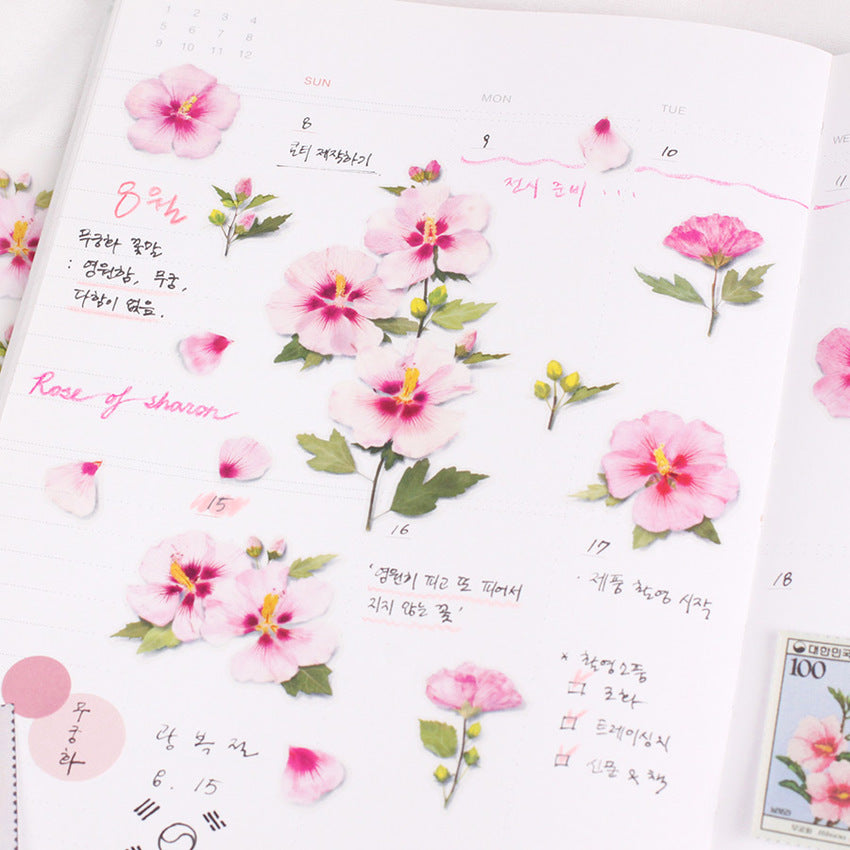 Appree Pressed Flower Stickers - Tokyo Pen Shop