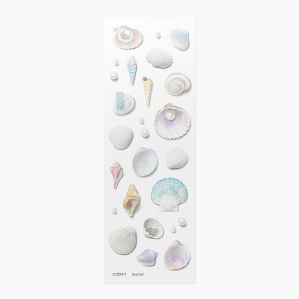 Appree Nature Clear Stickers - Seashell