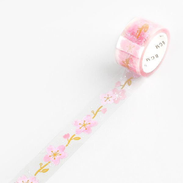BGM Clear Masking Tape - Cherry Tree Branch