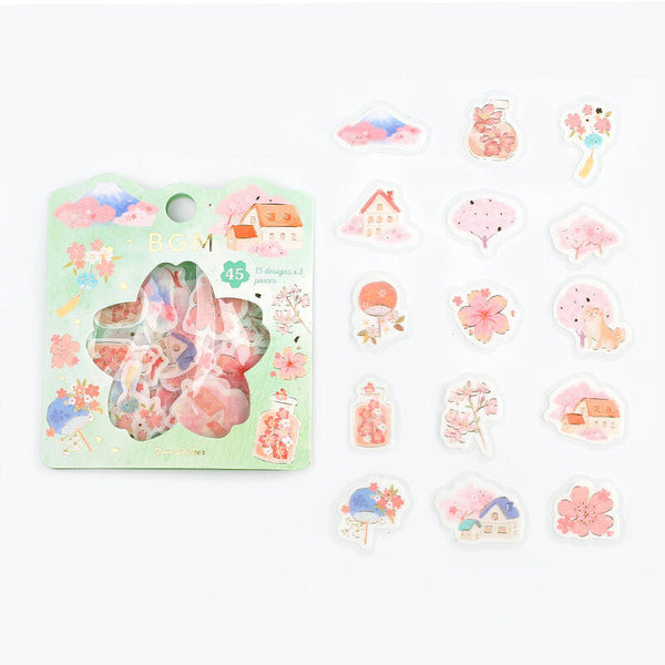 BGM Flake Stickers - Spring in Countryside - Limited Spring Edition