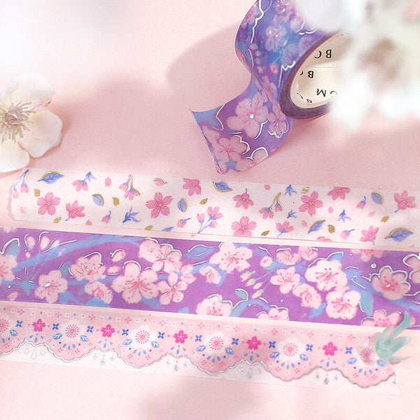 BGM Hanami Masking Tape - Purple Blossom - Limited Spring Edition