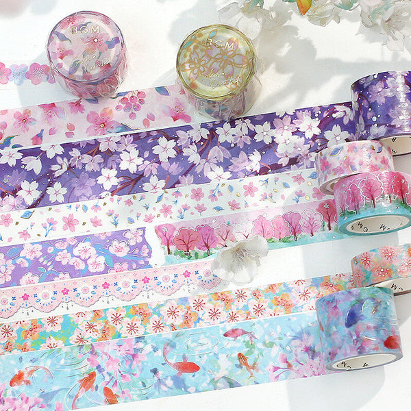 BGM Hanami Masking Tape - Spring In Kyoto - Limited Spring Edition