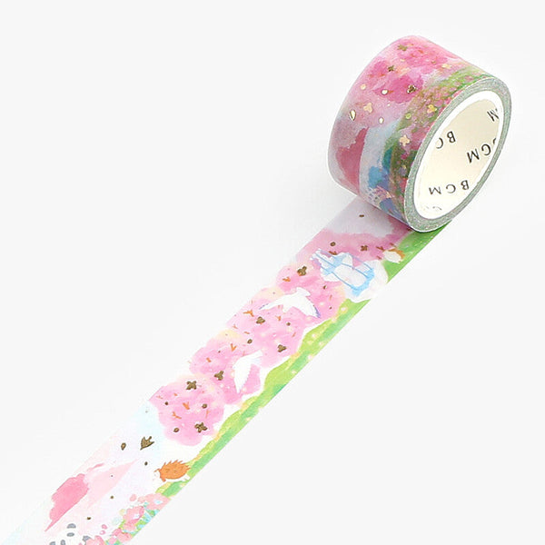 BGM Little World Masking Tape - Blooming Garden