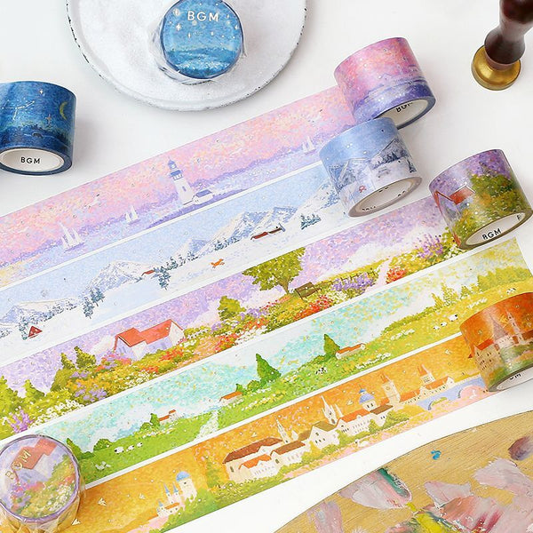BGM Pointillism Masking Tapes - Four Seasons