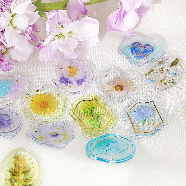 BGM Sealing Deco Stickers - Wild Flowers