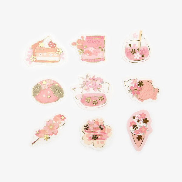 BGM Spring Flake Stickers - Sweets