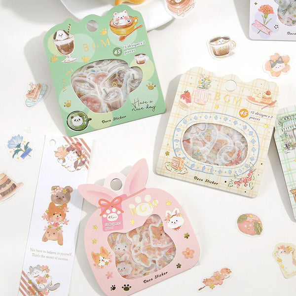 BGM Spring Flake Stickers - Sweets