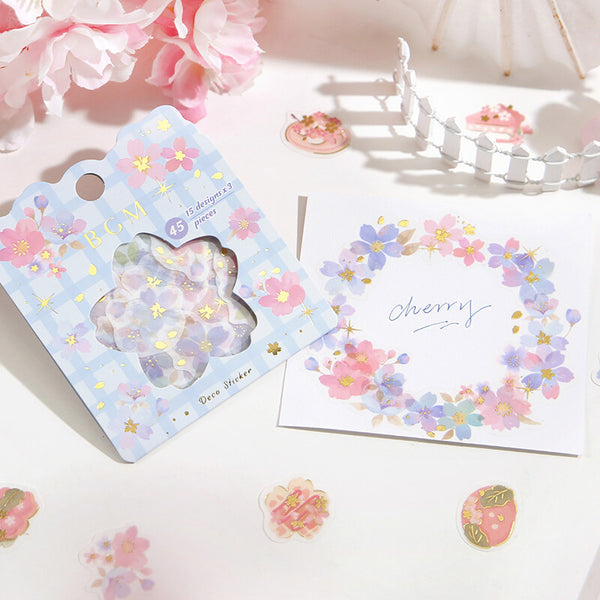 BGM Spring Flake Stickers - Sweets