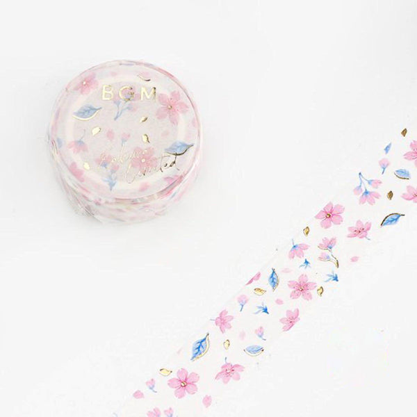 BGM Spring Sakura Masking Tape - Dancing Flowers - Limited Spring Edition