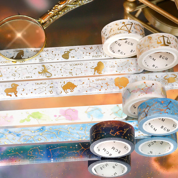 BGM Star Constellation Masking Tape - Night Sky