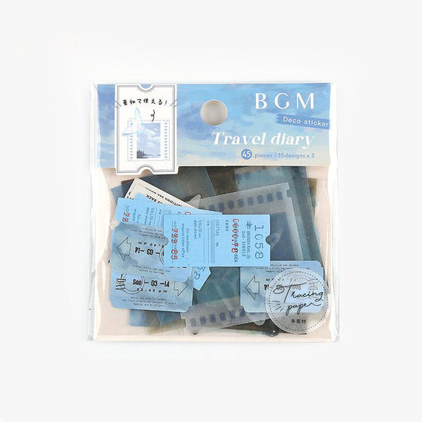 BGM Travel Diary Stickers - Sky