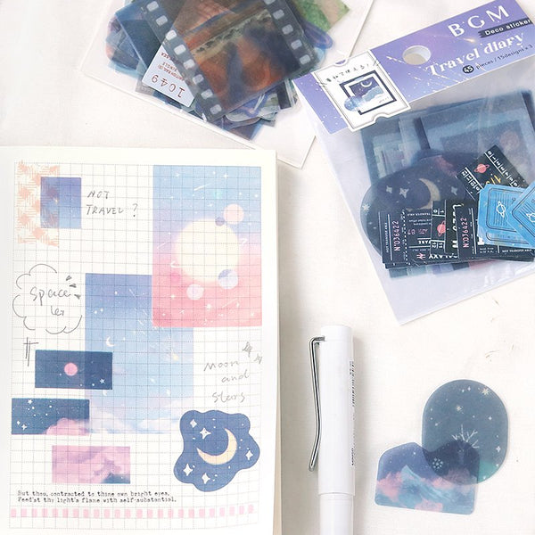 BGM Travel Diary Stickers - Sky