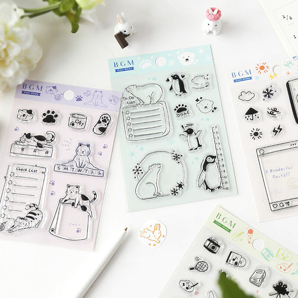 BGM Clear Stamp - Cat