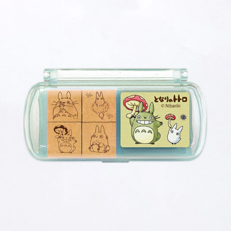 Beverly My Neighbor Totoro Stamp Set with Ink Pad - Ver. 1