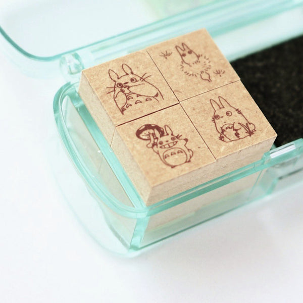 Beverly My Neighbor Totoro Stamp Set with Ink Pad - Ver. 1