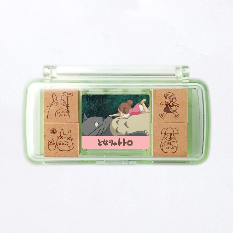 Beverly My Neighbor Totoro Stamp Set with Ink Pad - Ver 2