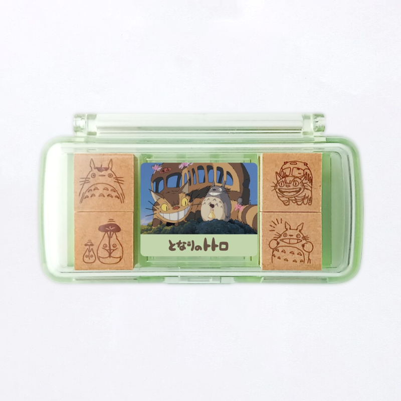 Beverly My Neighbor Totoro Stamp Set with Ink Pad - Ver 3