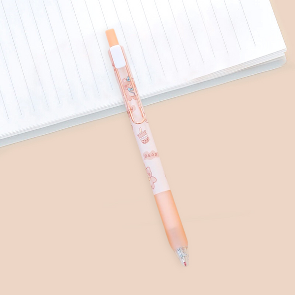 Kawaii Boba Bear Gel Pen