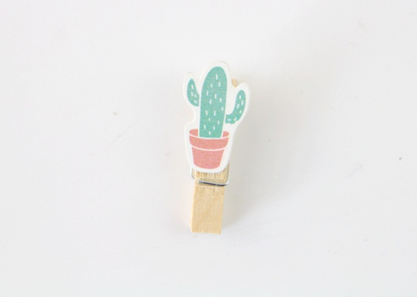 Cactus Wooden Pegs 7