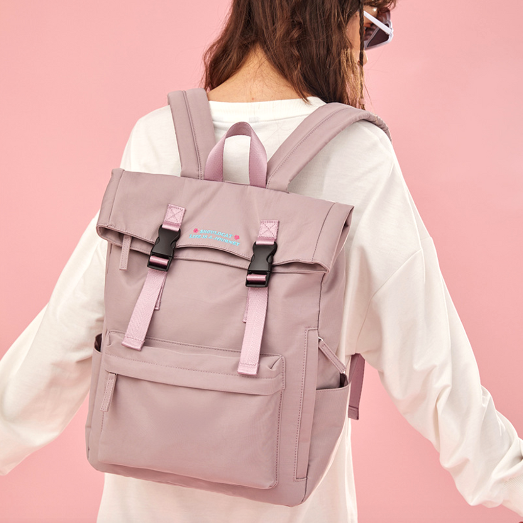 Canvas foldover backpack best sale