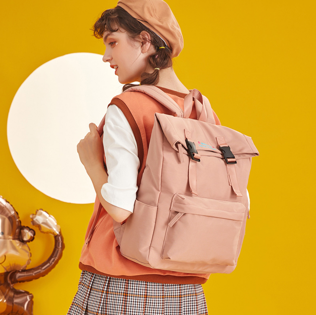 Front Zip Fold Corner Backpack | Bags, Backpacks, Rucksack bags