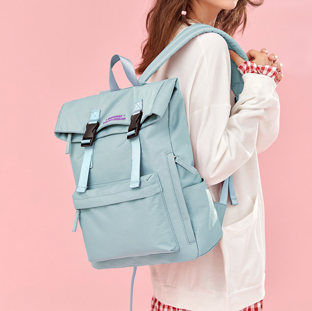 Canvas foldover backpack hotsell