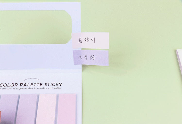 Color Palette Sticky Notes | Kawaii Pen Shop