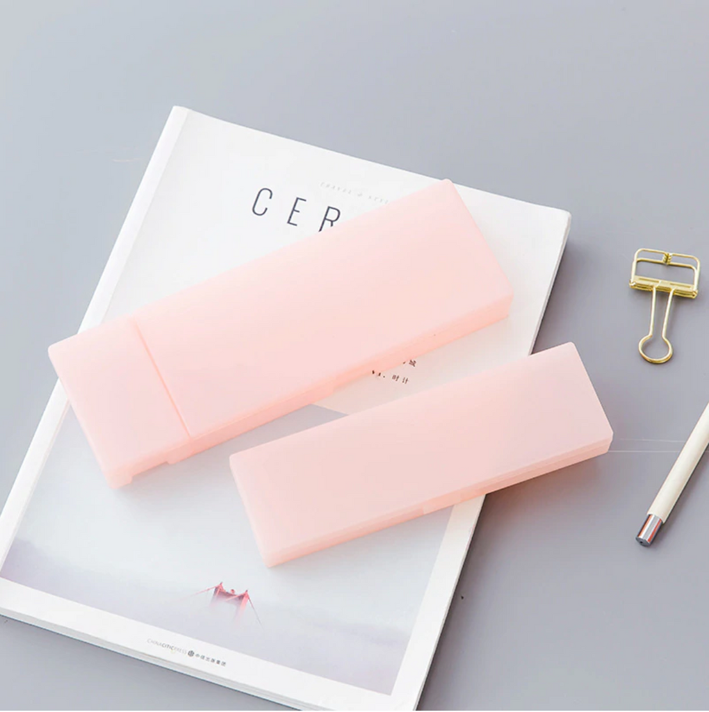 Choco & Vanilla Slim Cute Cool Japanese Small Pencil Case Pouch Pen Holder