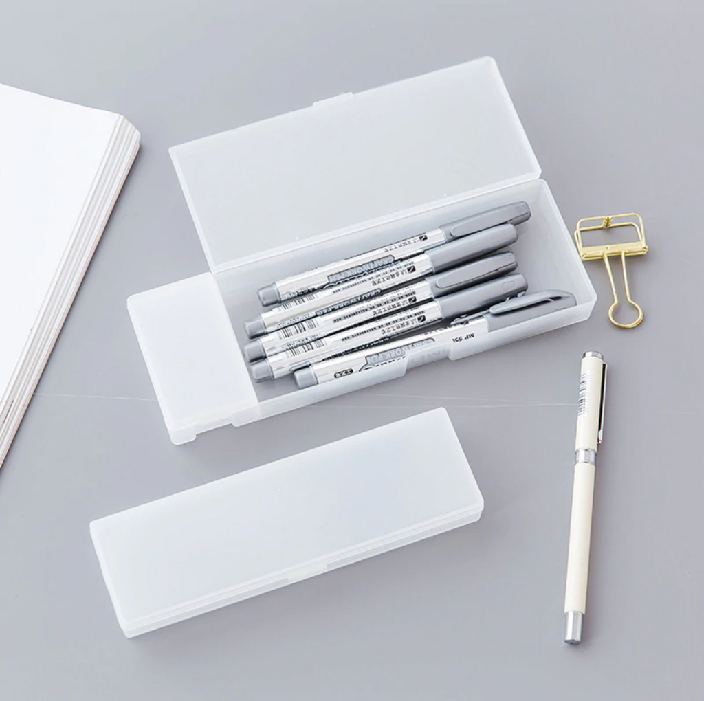 MUJI PP Pencil Case  Muji pencil case, Pencil case minimalist, Pencil case