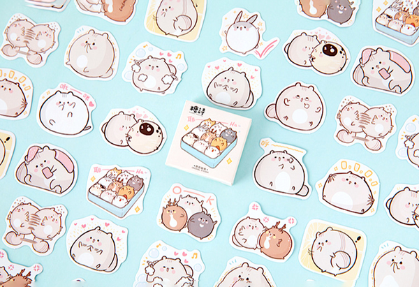 Cute Mouse Paper Stickers